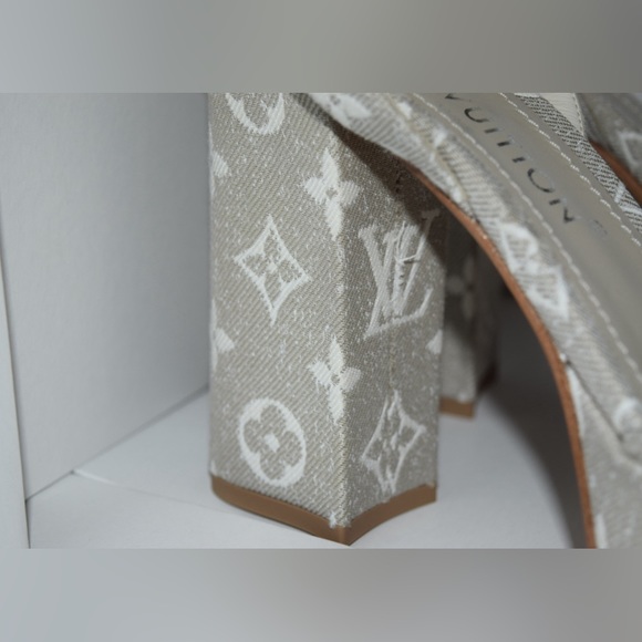 Louis Vuitton MONOGRAM Womens Platform & Wedge Sandals 2023 SS - Picture 4 of 14